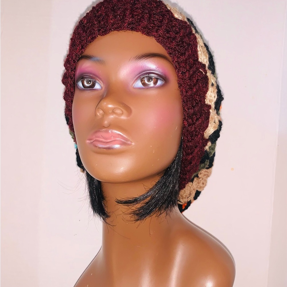 Crochet beautiful slouchy hat  handmade for adult - Picture 5 of 5